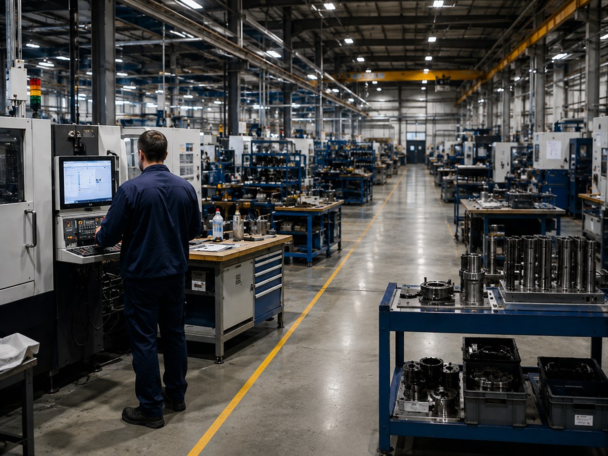 A manufacturing floor