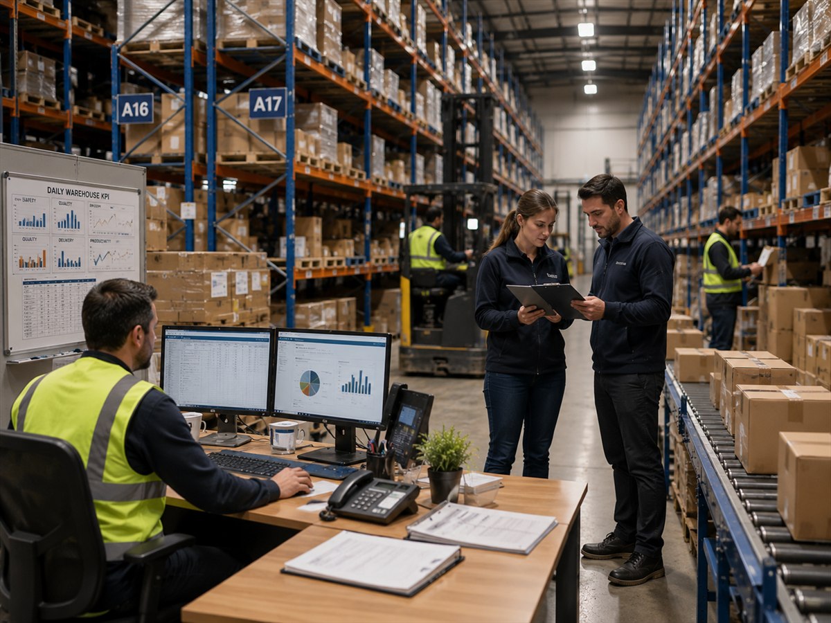 A distribution warehouse