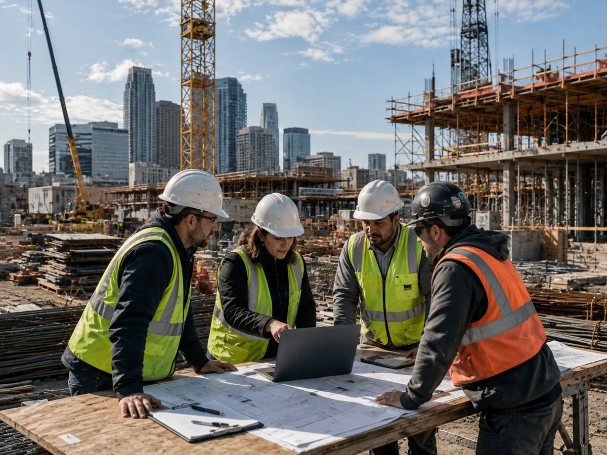 A construction site