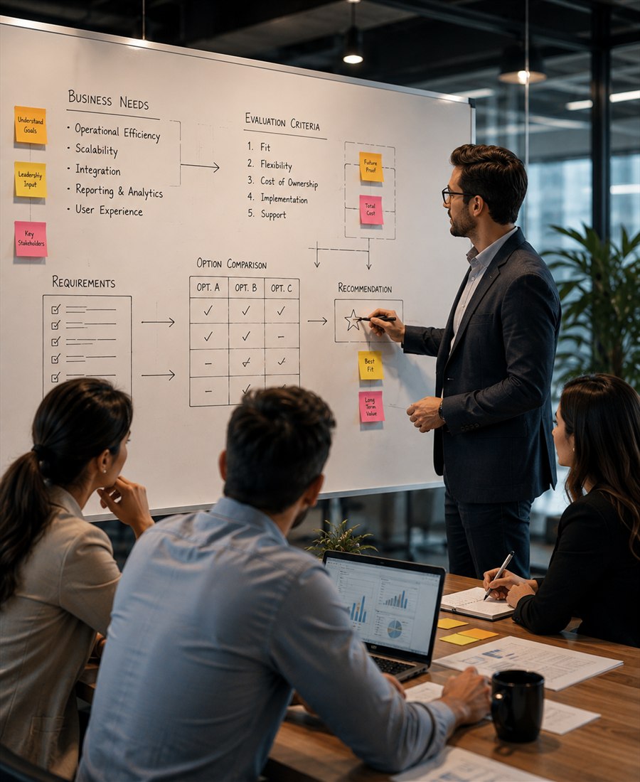 A requirements workshop in progress